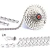 Bicycle Chain Single speed 6 7 8 9 10 11 12Speed Velocidade MTB Road Bike Parts Chains 116L Silver Part Missing Link 0210