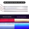 Strips Light Bar 12V Rigid LED Strip For The Kitchen Dimmable SMD5054 Aluminum Under Cabinet Lighting Warm Cool WhiteLED