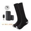 Sports Socks Winter Battery Heated Remote Control Electric Heating USB Rechargeable 3 Temperature Adjustment Thermal Sock