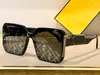 Gafas de sol funky para mujeres y hombres verano 0056 estilo antiultraviolet plank de placa retro anteojo con anteo