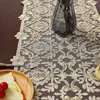 Table Runner European Luxury Lace Embroidery Pendant Table Runner Home Villa Desk TV Closet Piano Cover Living Room Study Party Wedding Decor 230209