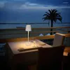 Lampes de table lampe à LED tactile sans fil Rechargeable pour chambre USB gradation Restaurant Bar chevet veilleuse bureau d'étude