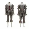 T ercts alloween cosplay pennywise costume men نساء أطفال بوي فتاة عائلة مطابقة Stephen It Resurtrection Night Clown Clown Set 230210