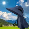 Berretti larghi brim -solare con cappello anticarro con lembo collo copertura estate regolabile cinturino per safari capsuli per il ciclo