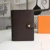 19cm*12,5 cm Agenda Notebook -korthållare Täck läderdagbok med lådan Dammväska och faktura Note Books Style Gold Ring