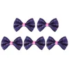 Dog Apparel 5pcs Grooming Bows Lovely Pet Hair Clips Striped Puppy Bowknot Hairpin Accessories Charms Gifts