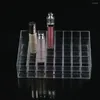 Scatole portaoggetti Organizer per rossetto Supporto per lucidalabbra Espositore per espositore Scatola per trucchi in acrilico Tubi trasparenti per gioielli