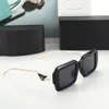 Sunglasses 2023 Men's and women's models new personality retro square sunglasses metal hollowed out legs sunshade mirror triangle signature