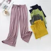 Women's Sleepwear Modal Women Home Pant Summer Soft Comfortable Full Length Loose Ladies Pajama Pants Solid Korea Style Pijama Trousers For