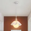 Balkon Noordse kleine kroonluchter creatieve bloem led hanglamp