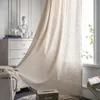 Sheer Curtains Boho Solid Kolor Bawełniany zasłonę okna z frędzlami Blackout Valance dla luksusowych zasłon salonu do salonu 230209