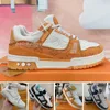 Casual Shoes Travel Leather Elastic Sneaker Fashion Lady Flat Designer Running Trainers Letters Woman Shoe Platform Men Gym Sneakers 39-44 B8