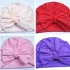 Berets 10 szt. Dziewczyna Bowknot Hat Bawełniane akcesoria