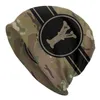 Bérets armée Camouflage Bonnet Femme Slouchy Bonnet chapeau Hip Hop Style militaire lettre Y Ski en plein air Skullies bonnets casquettes