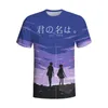 Heren t shirts je naam klassieke anime shirt short mouwen t-shirt ronde nek print losse casual mannen en vrouwen zomerproducten basic tee