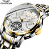 2019 GUANQIN Uhr männer Automatische uhr männer schwimmen Mechanische männer uhr top marke luxus wasserdicht Tourbillon stil erkek saat252H