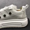 Feest Italiaanse designer jurk trouwschoenen gevulkaniseerd ademende outdoor casual sneakers rond teen dik bodem rijden