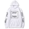 Men's Hoodies Sweatshirts Custom Hoodies DIY Image Print Clothing Customized Sport Casual Sweatshirt Hoodie Pullover Size XS-4XL 230210