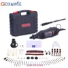 Elektryczne wiertło Goxawee 110V 220V Elektryczne narzędzia elektryczne mini wiertło z 0332 mm Universal Chuck Shiled Rotary Tools for Dremel 3000 4000 230210