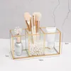 Boîtes de rangement Cosmetic Brush Solder Cosmetics Box Make Up Brushes Organizer Crayer Lipstick