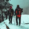 Trekking direkleri hitorhikehomful 195gpc karbon fiber harici hızlı kilit trekking direkleri yürüyüşün katlanabilir çubuk nordic baston koltuk değneği 230210