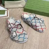 Designer sandalen voor heren dames sandalen casual schoenen damesglaasjes platform zomer strand slipper maat 35-44 met doos NO298B