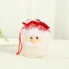 Shopping Bags Christmas Gift Bag Apple Decoration Diy Flannel Drawstring Pocket Ornament Doll