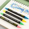 Markers 1224364860 kleuren dubbele kopronde Dot Acryl Paint Pen Journal Pen Kawaii Marker Pen Art Supplies 230210