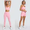 Actieve sets naadloze yoga set vrouwen 2 st gym outfits sportkleding workout kleding tracksuit activewear fitness sportpakken panty's track