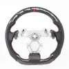 인피니티 G37 용 LED 레이싱 카본 파이버 스티어링 휠 우리 자동차 스포츠 레이싱 스티어링 휠