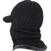 Bérets Hiver Hat Skullies Bons de bonnet Chapeaux pour hommes Femmes Scarpe de laine Caps Balaclava Masque Bonnet Knitted 2023