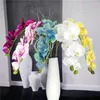 Dekorative Blumen, künstlicher Schmetterling, Orchideenzweig, Blumendekoration, fühlt sich echt an, Simulationspflanzen, Hochzeit, Zuhause, Büro, Party-Dekoration