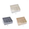 Förvaringslådor Makeup Organiser Simple Style Box Saving Space Multifunktionellt innehavare Office Skin Care Home Sundries Hushåll