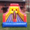 Outdoor Games Bungee Run 2/3 Lane Slide Trampoline opblaasbare bungee Joust Jumping Run Race Running Sports voor kinderen en volwassenen sturen per schip naar Tooor