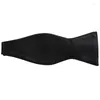 Bow Ties Tuxedo Tie satyna dla mężczyzn - czarny