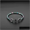 Fußkettchen Schmuck Magnetische Oval Hämatit Stein Perlen Armband Regenbogen Farbe Frauen Sommer Strand Gesundheit Energie Heilung Modell Fuß Drop Del Dhouw