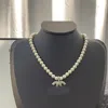 Wiele stylów Najwyższej jakości klasyczny naszyjnik z pereł dla kobiet luksusowa marka C naszyjniki Urodzinowy prezent ślubny