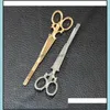 Hair Clips Barrettes Scissors Clip Nice Women Lady Girls Hairpin Decorations Accessories Jewelry Chic Shape Drop Delivery Dhpco