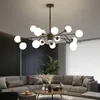 Lights Modern LED lustres de aranha Lâmpadas de suspensão leves para decoração de decoração viva Chandelador de teto de cozinha loft Luster 0209