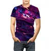 T-shirts pour hommes Forme Abstraite Art3D Impression T-shirt pour hommes Mode D'été Décontracté à manches courtes Grande Taille Lâche Col Rond Haut