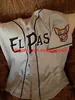 Stitched Baseball Jerseys Custom El Paso Chihuahuas Home Road Howling Dog Mexico White Red Black Shirts All