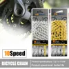 S VG Sports 8 9 10 11 Speed ​​Bicycle Ultralight 116 Links MTB Road Half Hollow Chain Bike Tools 0210