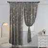Cortinas de flanela holandesa cortinas para quarto de jantar bronzeando bleonout simples e moderno