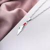 Collane con ciondolo Israele Palestina Mappa retrò Collana per uomo Donna Girocollo colore argento oro Catena clavicola Regalo amuleto in acciaio al titanio