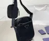 Väskor Luxury Designer Camera Handbag Nylon Messenger Bag Classic Towpiece Suit Ladies Underarm Shoulder Plånbok Fashion Retro Star