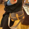 Luksusowy projektant Diane Bag worka dla kobiet torebka elegancka skórzana torebka crossbody