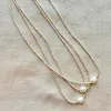 Choker Hand-made White Gold-color Rice Bead Mixed Necklace Irregular Natural Freshwater Pearl Pendant Collar Jewelry Gifts For Friends