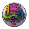 블록 3D 마술 지능 공 대리석 퍼즐 게임 perp magnetic ball iq 균형 장난감 교육 클래식 장난감 손잡이 미로 230209