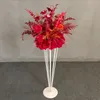 Wedding celebration party iron art road lead decoration flower arrangement flower device wedding table flower decoration style