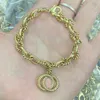 Pulsera de plata para mujer Diseñadores Brazalete Joyas Oro Grueso Chians Bee Love Pulsera G para hombre Brazaletes de tigre de lujo con caja